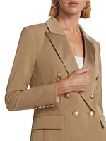 Kenzie Satin Lapel Blazer