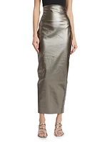 Dirt Pillar Metallic Maxi Skirt