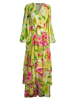 Courtney Floral Ruffled Maxi Dress