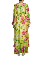 Courtney Floral Ruffled Maxi Dress