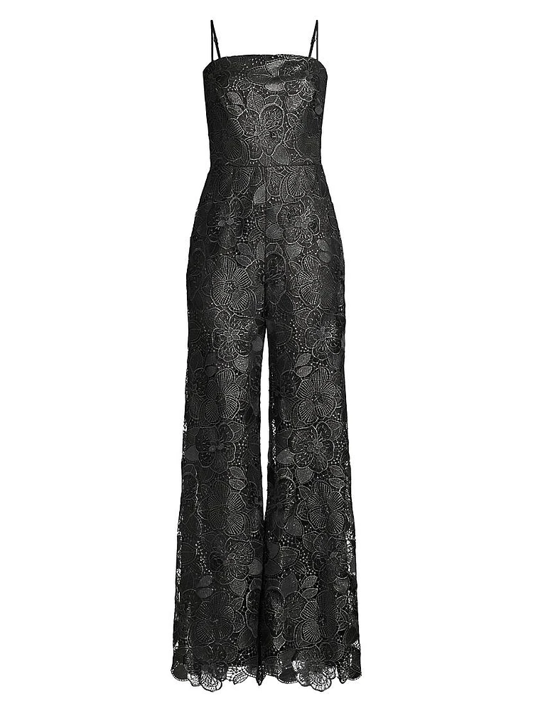 Lay Floral Lace Jumpsuit