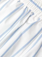 A La Plage Sammy Striped Jacques Cotton-Blend Short