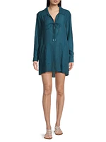 A La Plage Tommy Cotton-Blend Dress