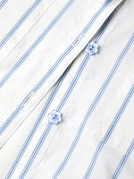 A La Plage Sammy Striped Cotton-Blend Shirt