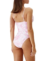 Panarea Floral One-Piece Swimsuit