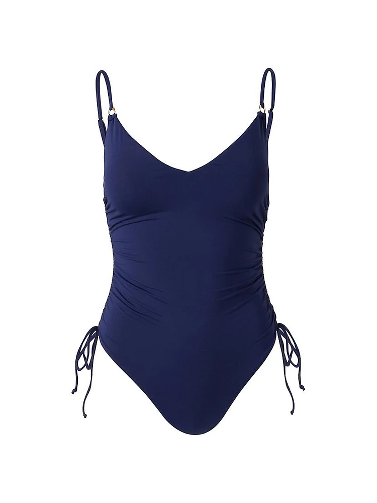 Havana Side-Tie One-Piece Swimsuit