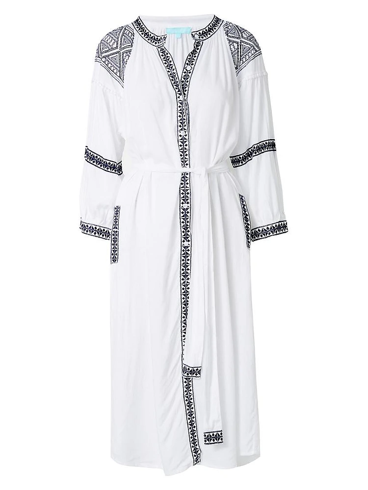 Ally Embroidered Caftan Cover-Up