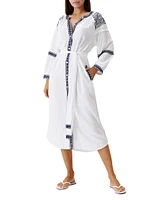 Ally Embroidered Caftan Cover-Up