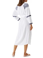 Ally Embroidered Caftan Cover-Up