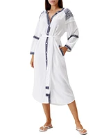 Ally Embroidered Caftan Cover-Up