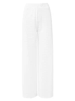 Sienna Wide-Leg Knit Cover-Up Pants