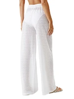 Sienna Wide-Leg Knit Cover-Up Pants