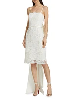 Lace Bow Sheath Dress