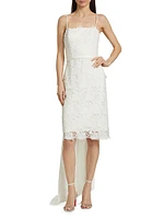 Lace Bow Sheath Dress