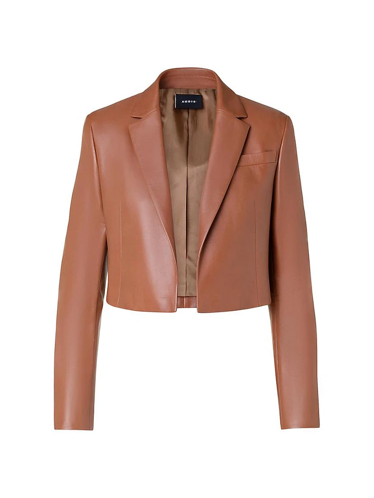 Gian Leather Crop Jacket