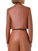 Gian Leather Crop Jacket