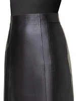 Leather Mini Skirt