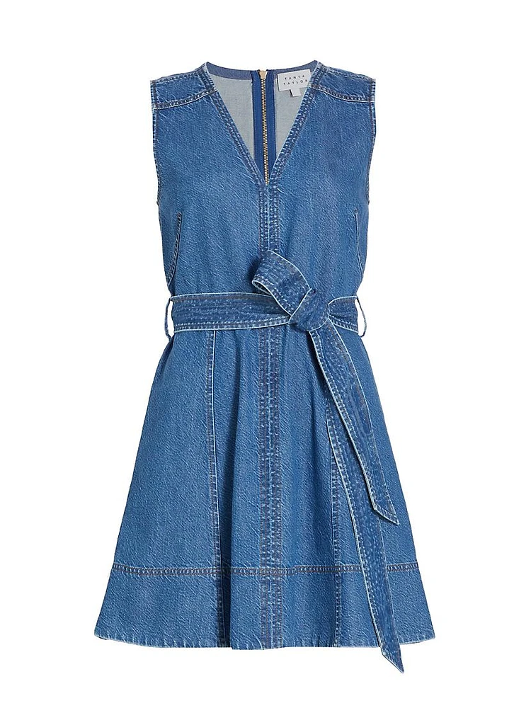 Reina Denim Minidress