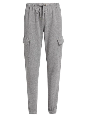 Drawstring Cargo Sweatpants