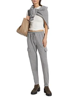 Drawstring Cargo Sweatpants