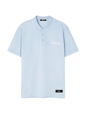 Logo-Embroidered Cotton Polo Shirt