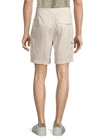 Garment-Dyed Cotton Cargo Shorts