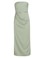 Harriet Strapless Midi-Dress