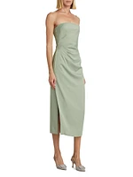 Harriet Strapless Midi-Dress