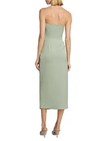 Harriet Strapless Midi-Dress