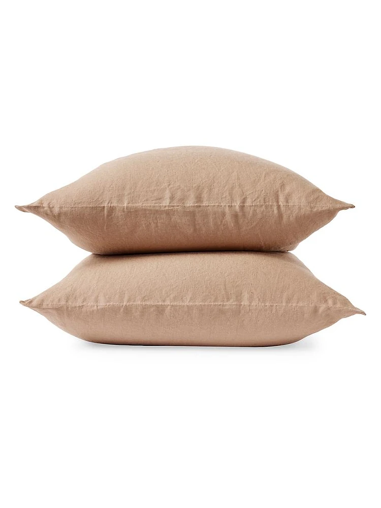 Organic Relaxed Linen Pillowcase Set