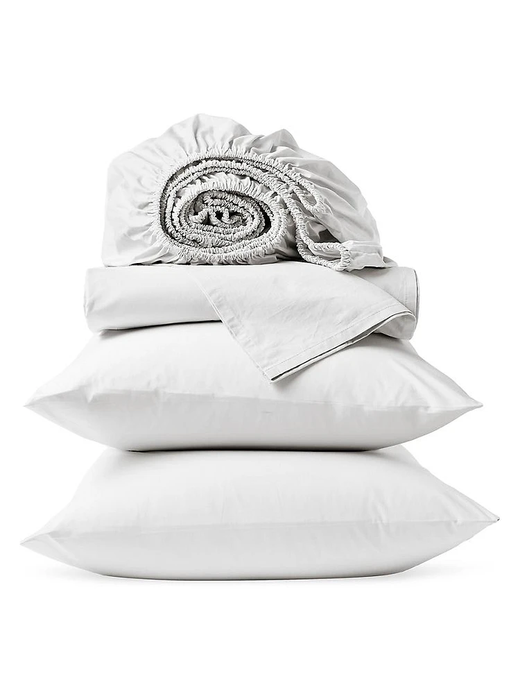 300 TC Organic Percale Sheet Set