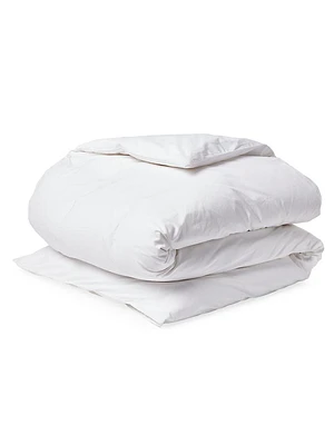 300 TC Organic Percale Duvet Cover