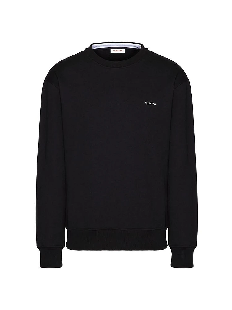 Cotton Crewneck Sweatshirt