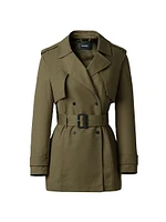 Adva Mid-Length Buckled Trench Jacket