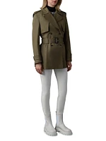 Adva Mid-Length Buckled Trench Jacket