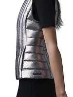 Lilyan Metallic Laminate Down Vest