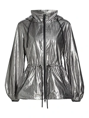 Isha Metallic Windbreaker Jacket