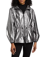 Isha Metallic Windbreaker Jacket