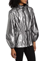 Isha Metallic Windbreaker Jacket