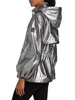 Isha Metallic Windbreaker Jacket