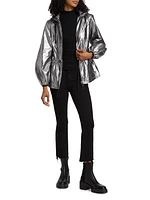 Isha Metallic Windbreaker Jacket