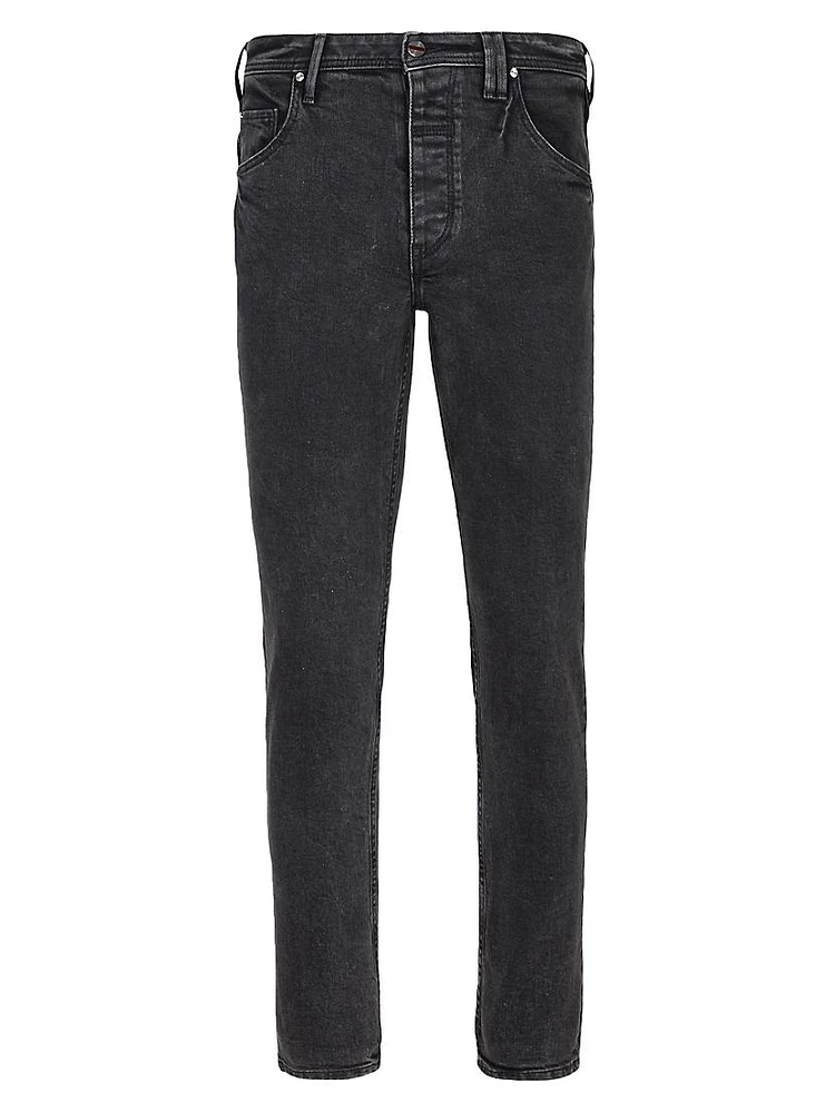 Emanuele Stretch Straight-Leg Jeans