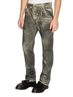 Marcello Coated Denim Carpenter Pants