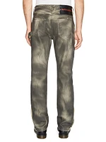 Marcello Coated Denim Carpenter Pants