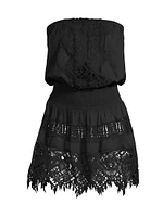 Maddison Lace-Trimmed Cover-Up Dress