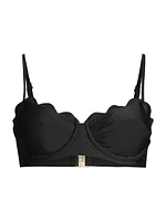 Leyla Scalloped Underwire Bikini Top