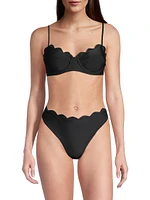 Leyla Scalloped Underwire Bikini Top