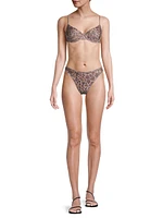 Nola Leopard Underwire Bikini Top