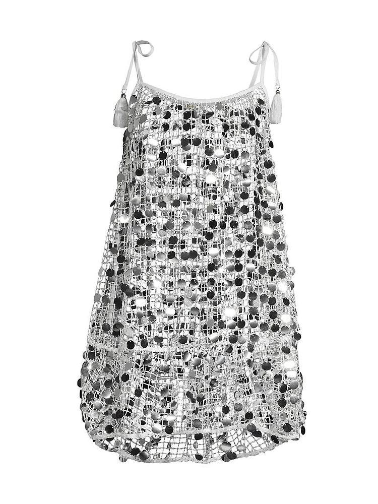 Davina Sequined Cover-Up Dress