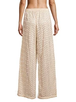 Eve Chevron Cover-Up Pants